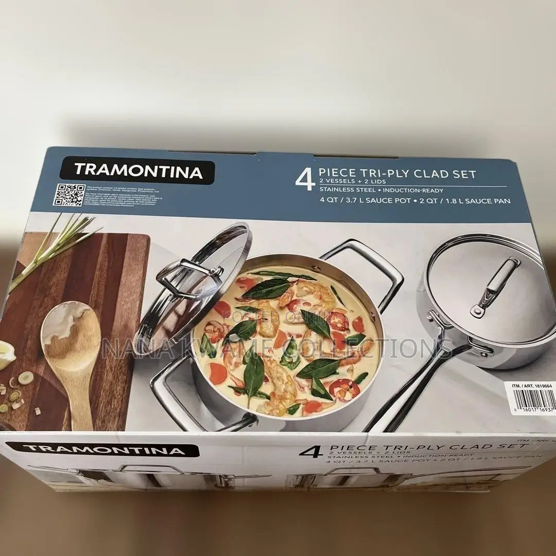 Tramontina 4 Tri Ply Clad Set