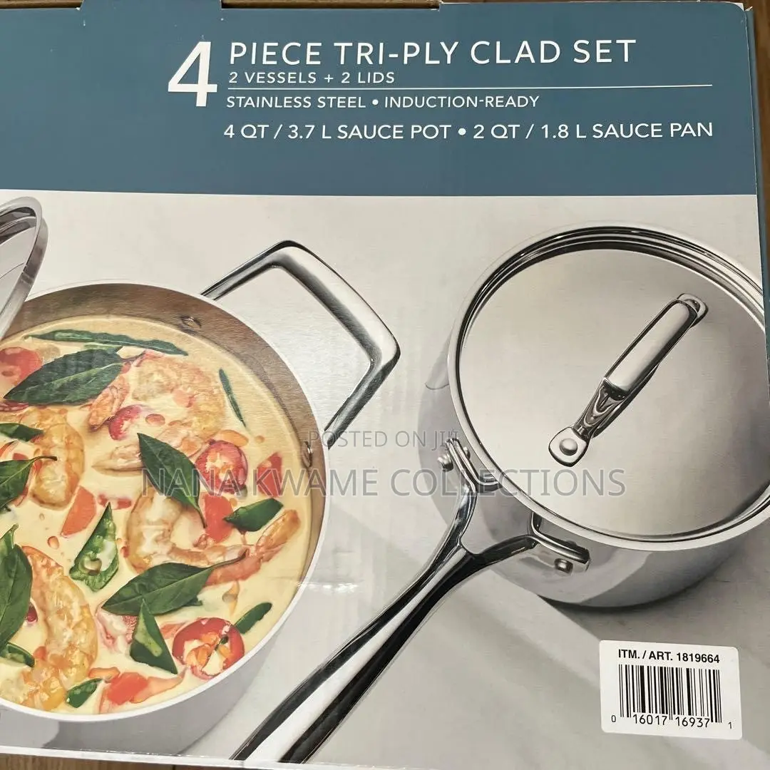 Tramontina 4 Tri Ply Clad Set