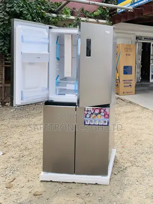 Shop Modern 4 Doors 421L Pearl PF-613MDIXWD-1A (Grey) Fridge