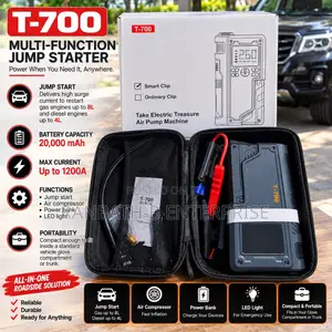 T-700 Jump Starter Tyre Inflator – 20,000mAh.