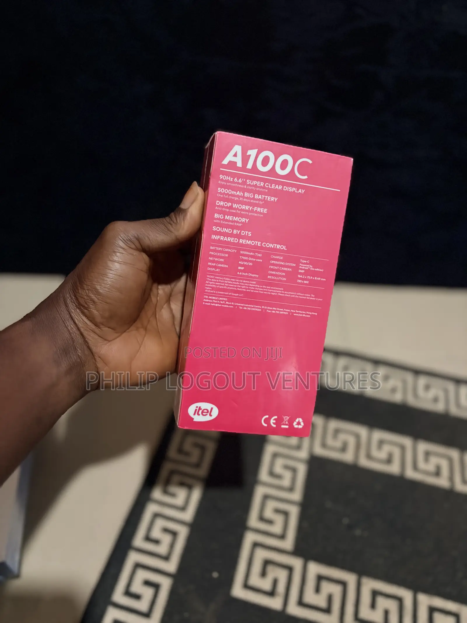 New Itel A100 128 GB Blue