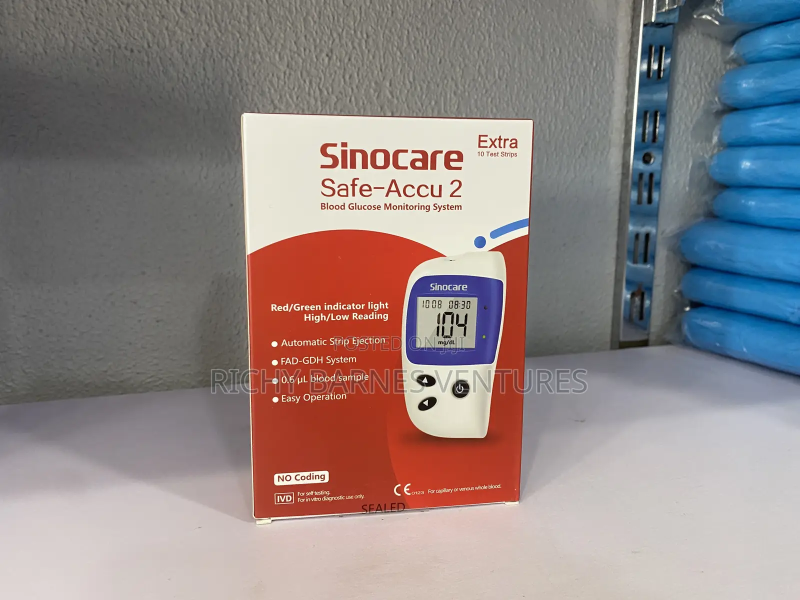 Sinocare Safe-Accu 2 Blood Glucose Monitoring System