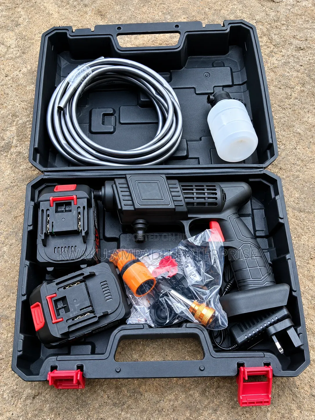 Portable Cordless High-Pressure Washer Gun Kit