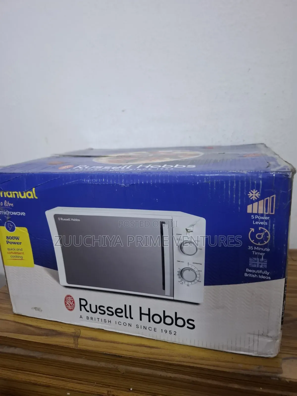 Russell Hobbs 20.l White Compact Microwave From Uk 