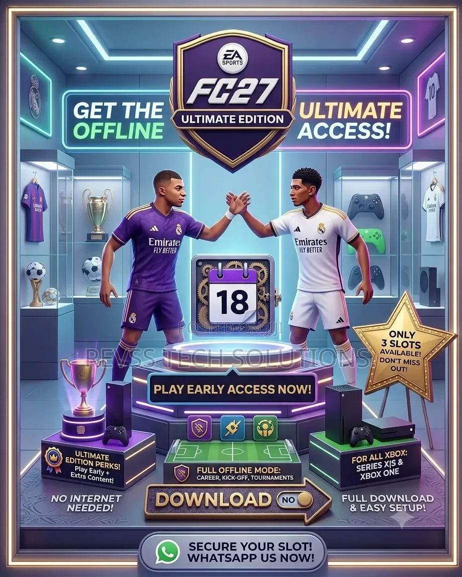 ​EA Sports FC 27 Ultimate Edition – Xbox Offline Access(Only 3 Slots!)