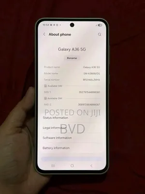 Samsung Galaxy A36 128 GB Yellow