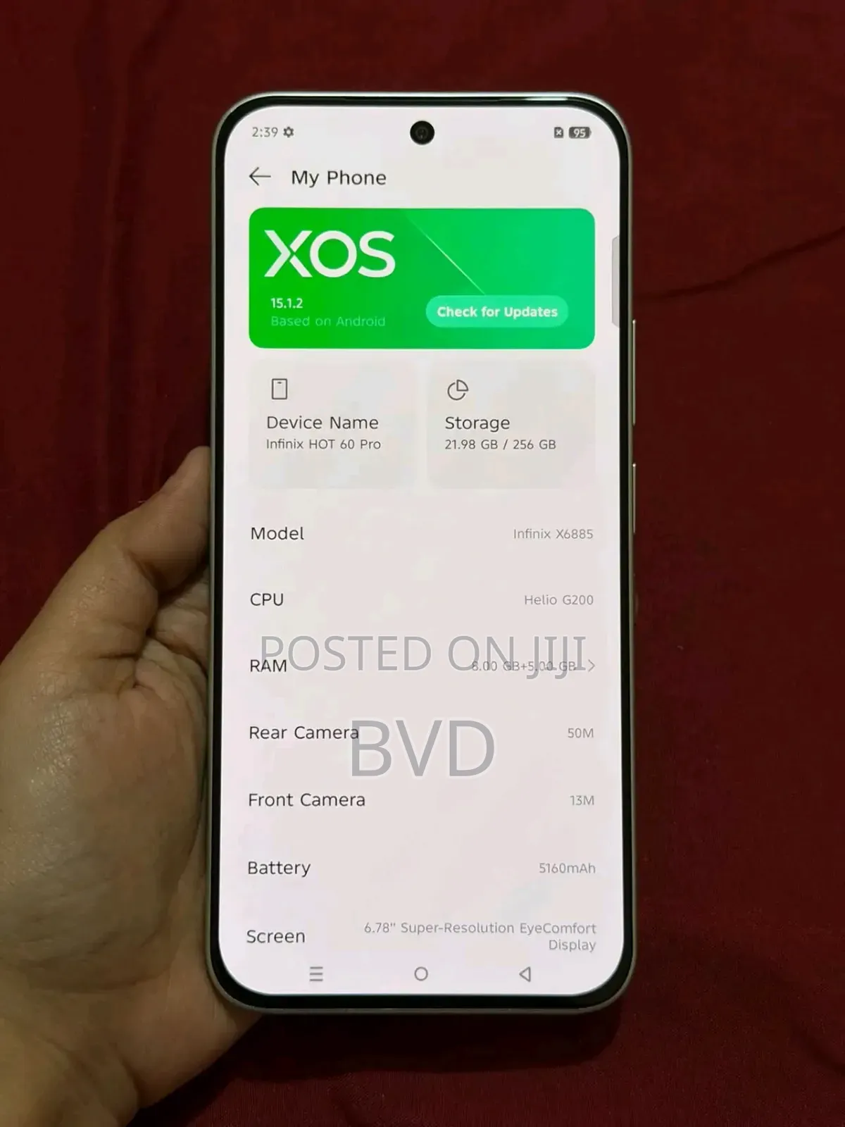 Infinix Hot 60 Pro 256 GB Gray