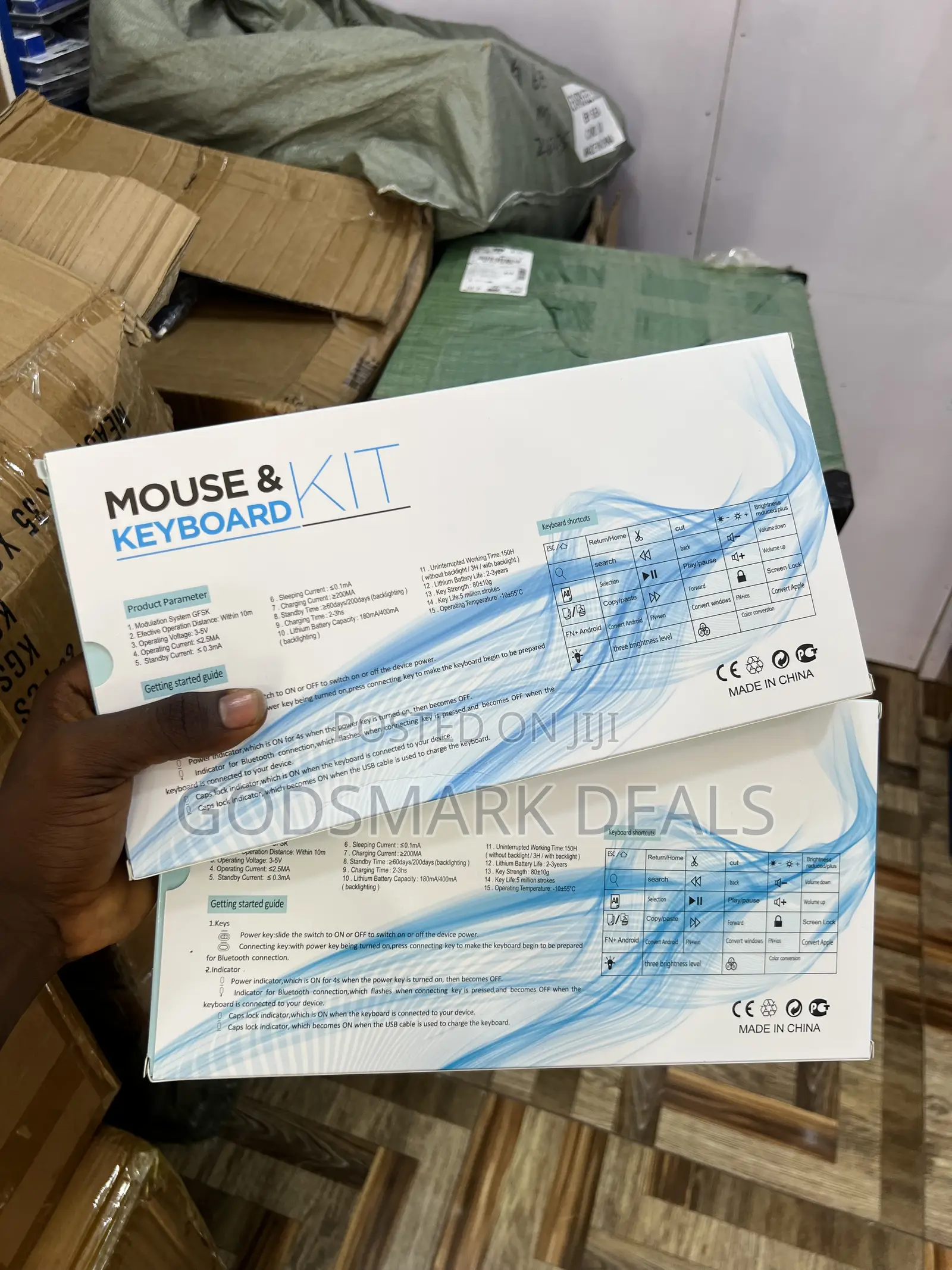 Wireless Bluetooth Keyboard Mouse Combo Kit