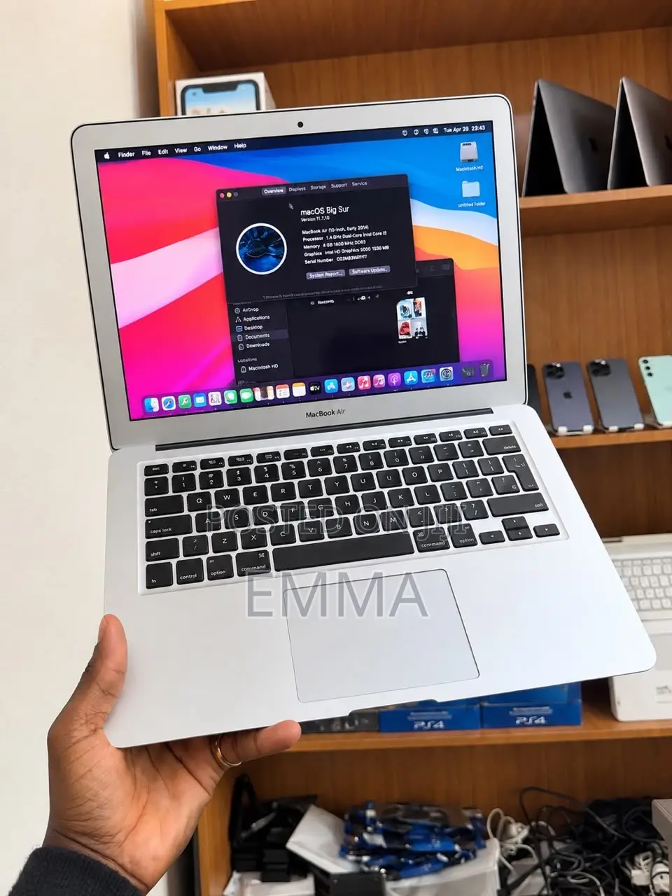 Laptop Apple MacBook Air 2015 4GB Intel Core i5 SSD 128GB