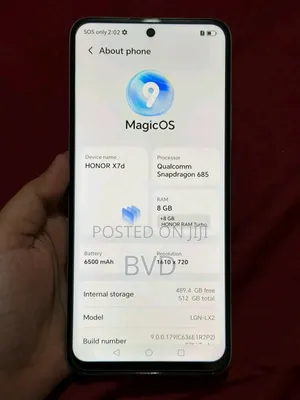 Honor X7d 256 GB Gray