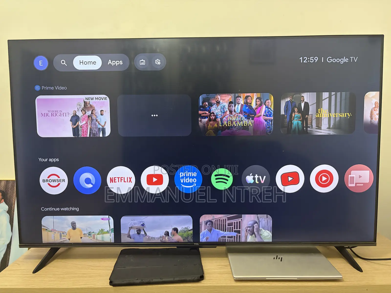 TCL 55inch Smart Android TV