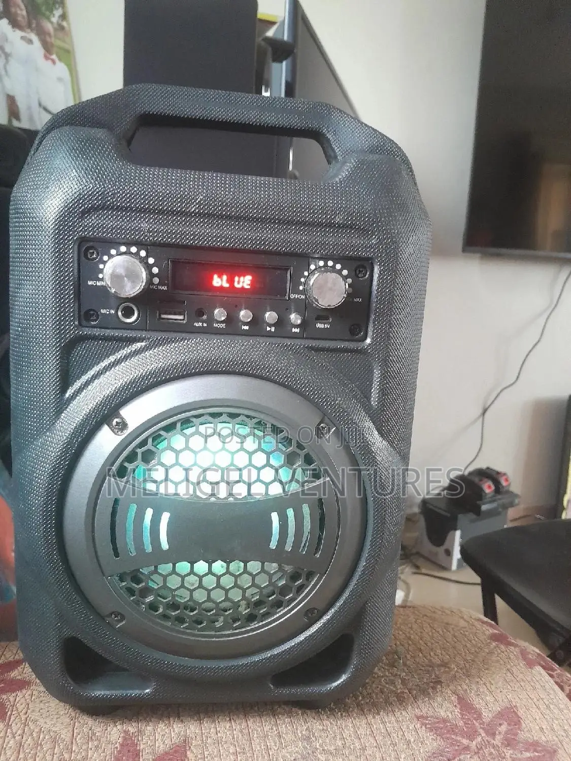 Portable Rechargeable Speaker With FM, Mic Jack USB Slot for Sale
