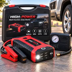 WOCK 4-in-1 12V Car Jump Starter, Power Bank Air Compressor