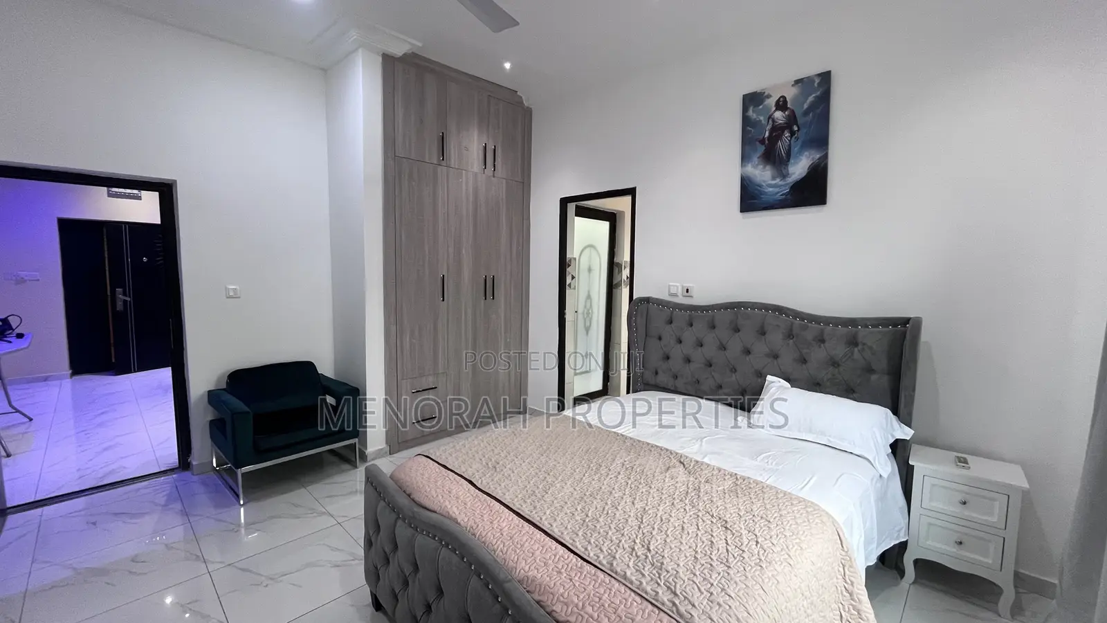 Furnished 1bdrm Apartment in Adenta Commandos for rent