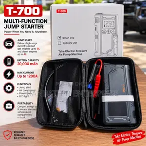 T-700 Multi-Function Jump Starter – 1200A Max Current
