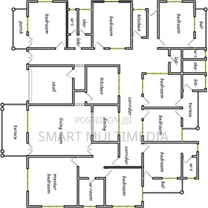 8 Bedroom House Plan