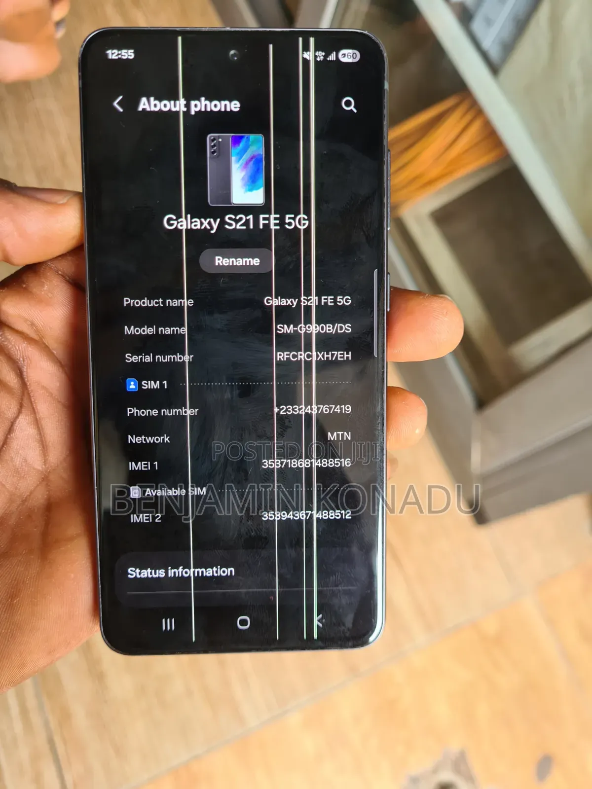 Samsung Galaxy S21 FE 5G 128 GB Black