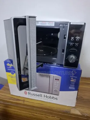 20.l Compact Digital Black/Silver Microwave From Uk 