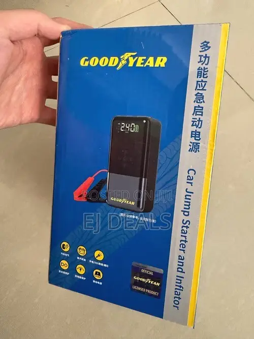 Goodyear Car Jump Starter and Multi Functional 6400mah 160psi