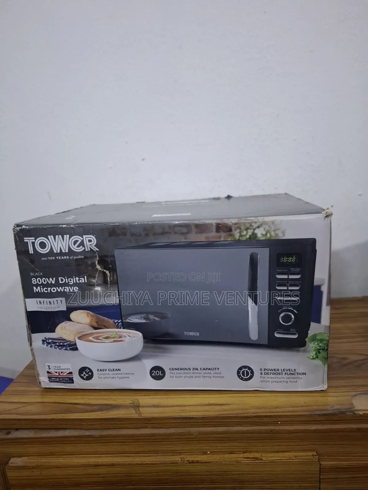 Tower 20.l Infinity Digital Microwave From Uk 
