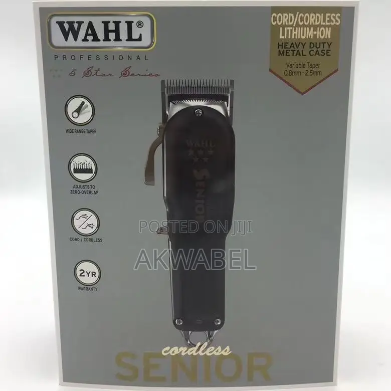 Wahl Professional 5 Star Senior Cordless Hair Clippers W/ Lithium-Ion