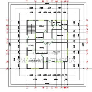 Architectural Drawing for a Storey Building