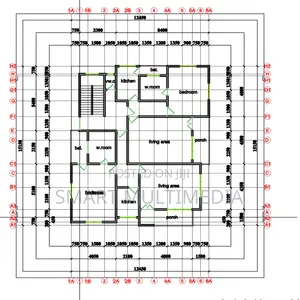 Architectural Drawing for a Storey Building