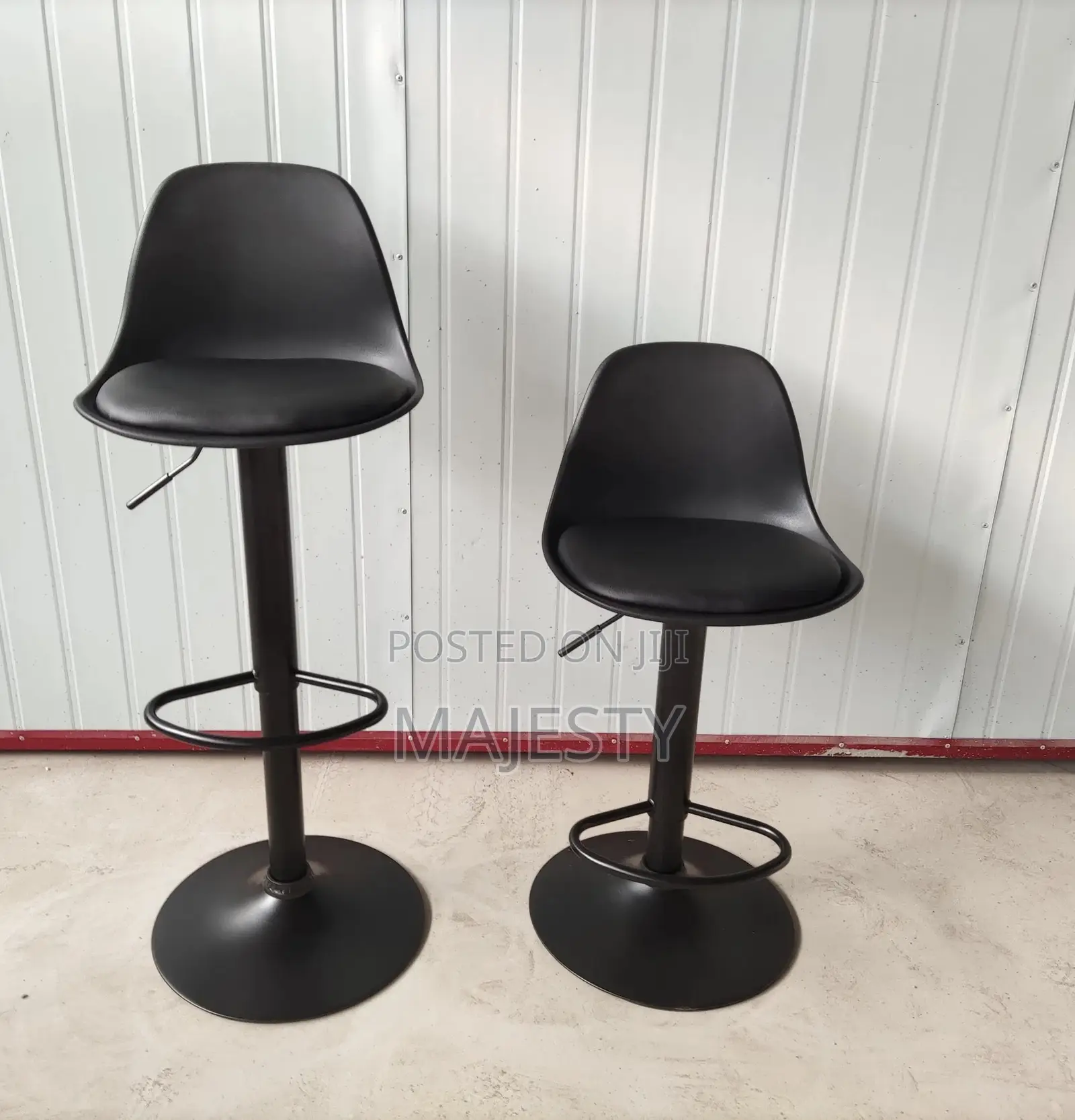 Sleek Modern Adjustable Bar Stool