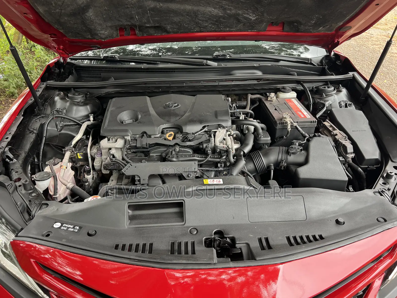 Toyota Camry SE (2.5L 4cyl 8A) 2019 Red