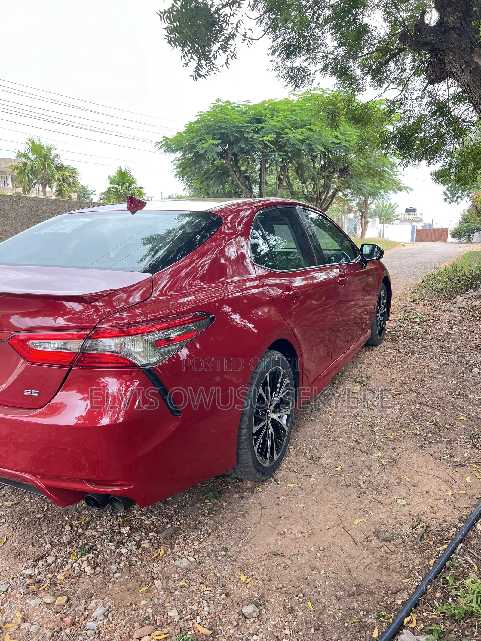 Toyota Camry SE (2.5L 4cyl 8A) 2019 Red