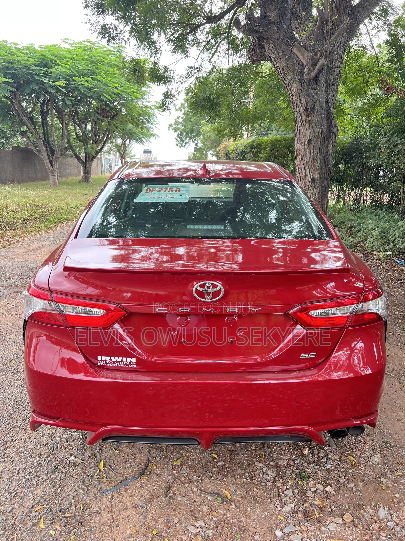 Toyota Camry SE (2.5L 4cyl 8A) 2019 Red