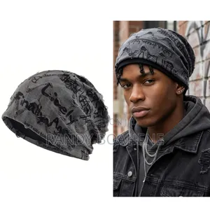 Graffiti Distressed Beanie