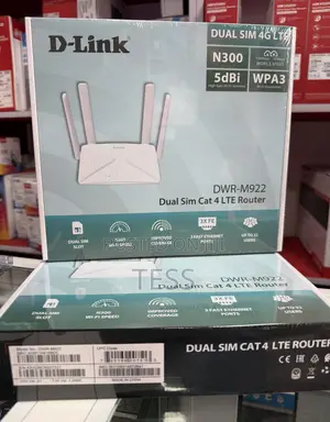 D-Link Universal 4G LTE Dual Sim Router DWR-M922