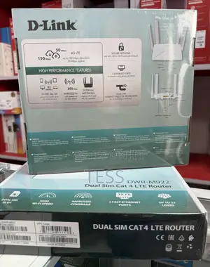 D-Link Universal 4G LTE Dual Sim Router DWR-M922