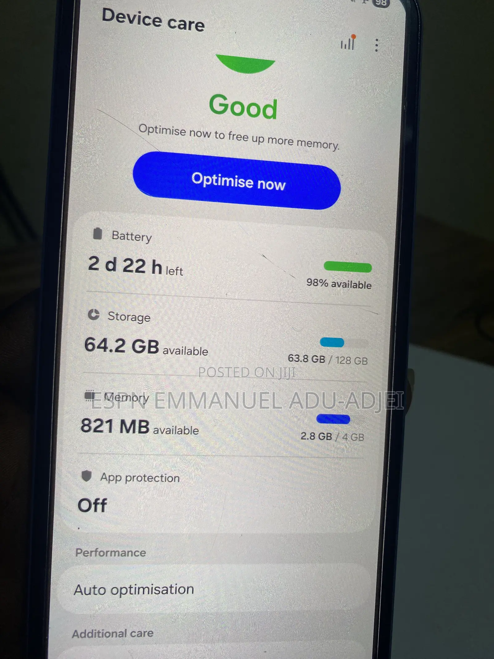 Samsung Galaxy A15 5G 128 GB Blue