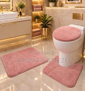 3 in 1 Bathroom Mat Set