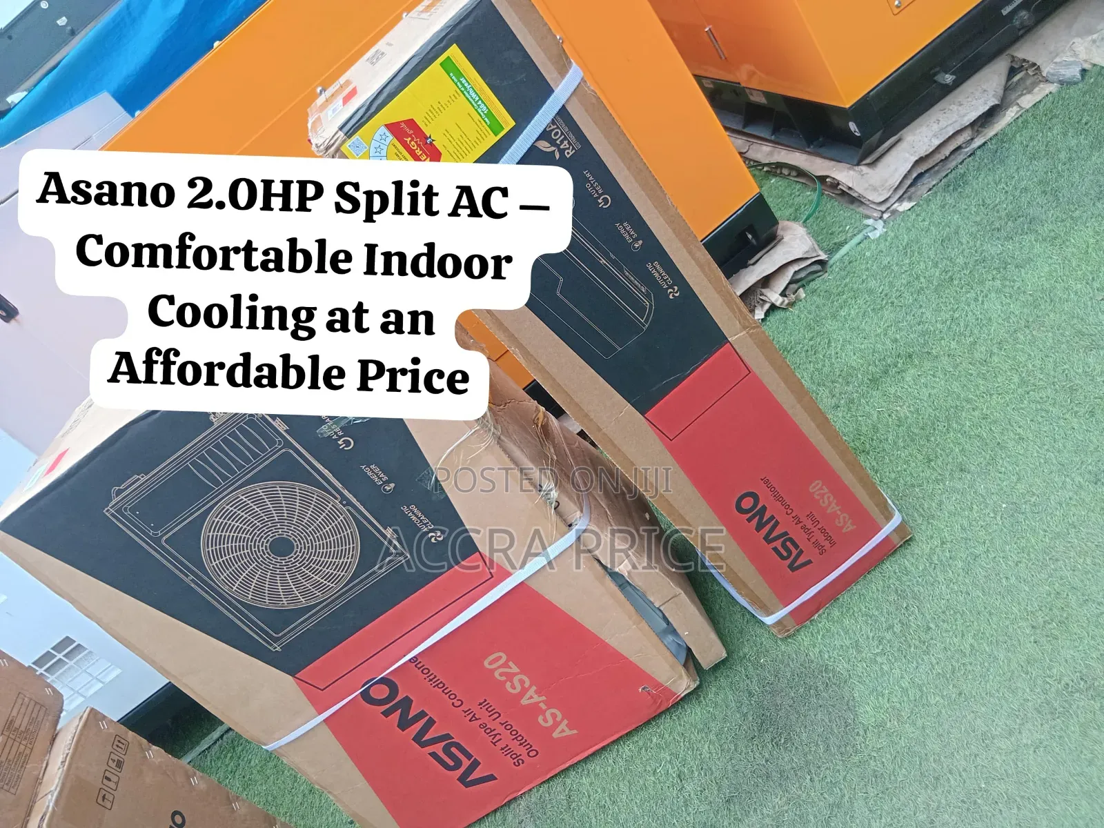 Asano 2.0HP AC Split Unit Heavy-Duty Cooling Performance Everyday Use