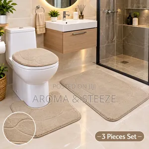 3 in 1 Bathroom Mat Set