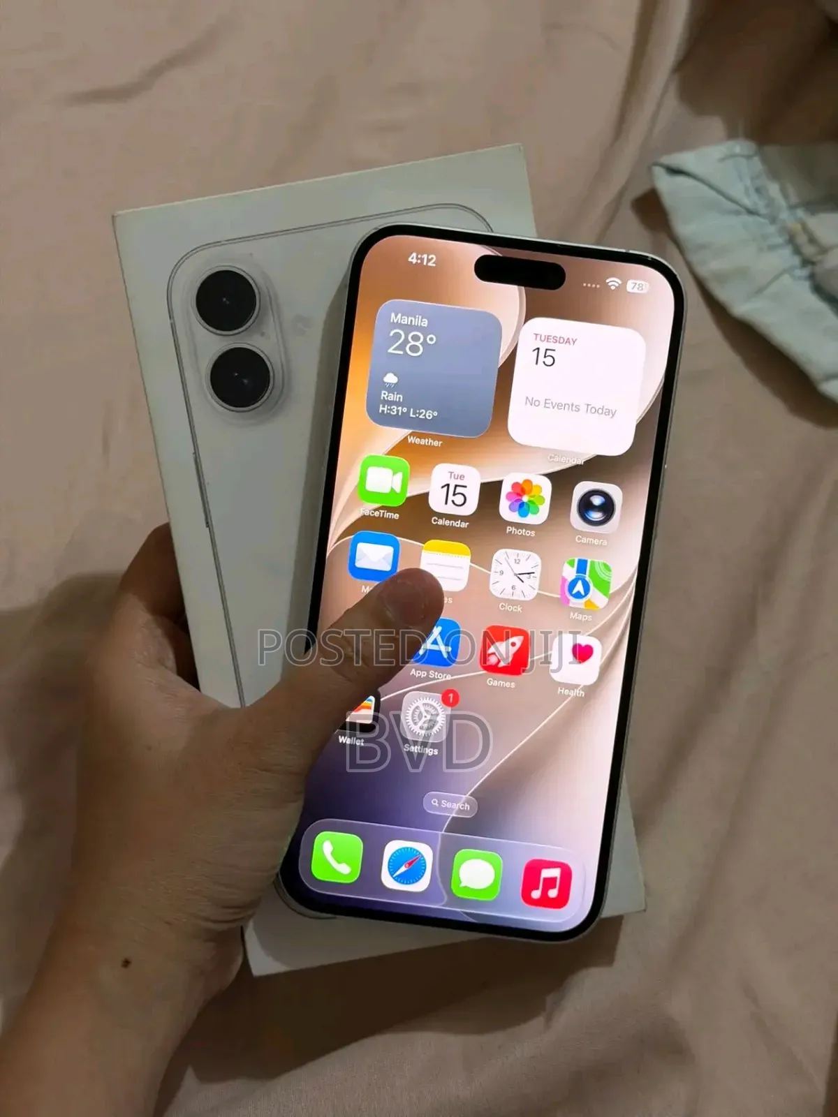 New Apple iPhone 16 Plus 128 GB Silver