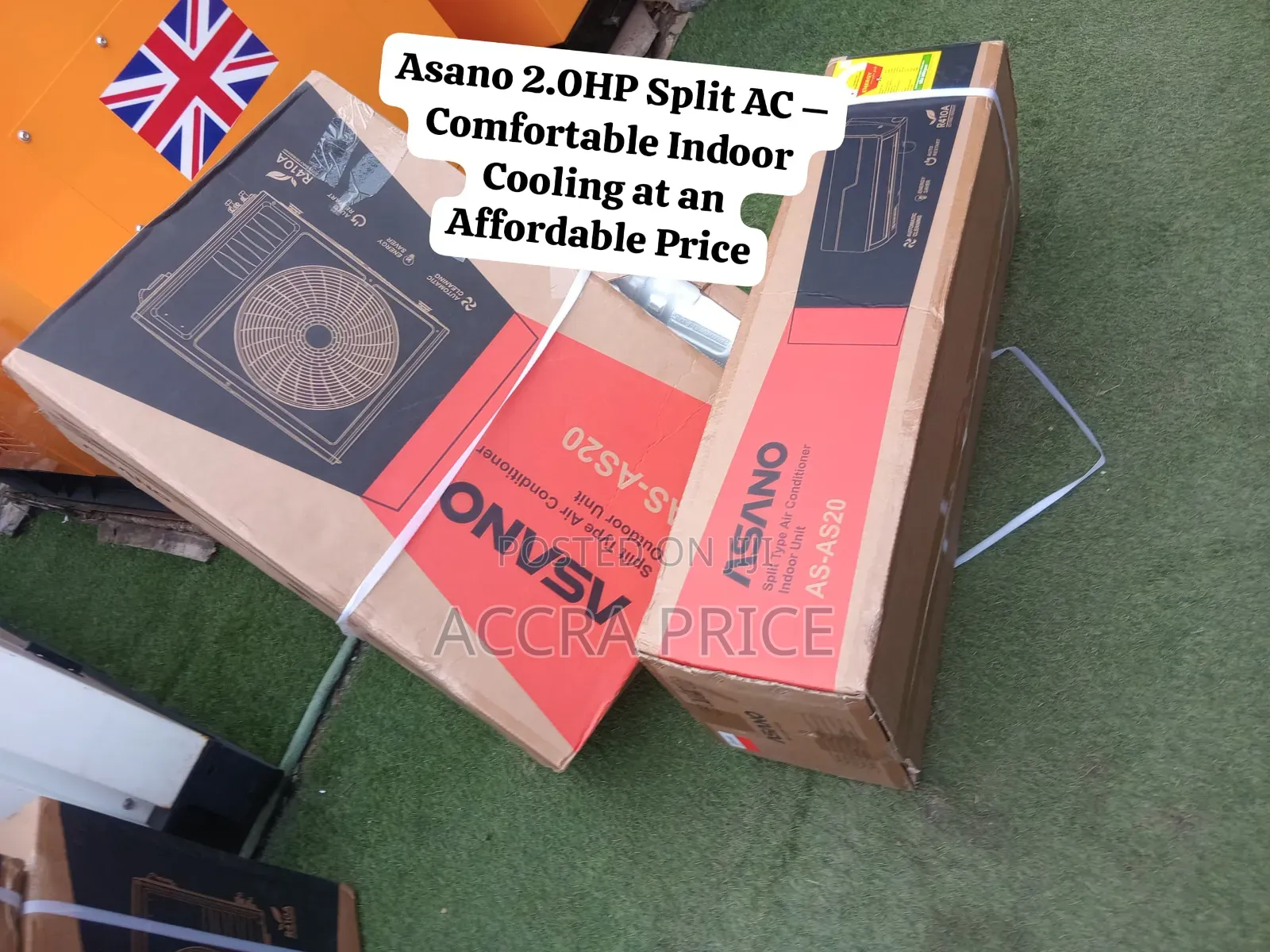 Asano 2.0HP Split System AC – Massive Cooling Power for Comfortable