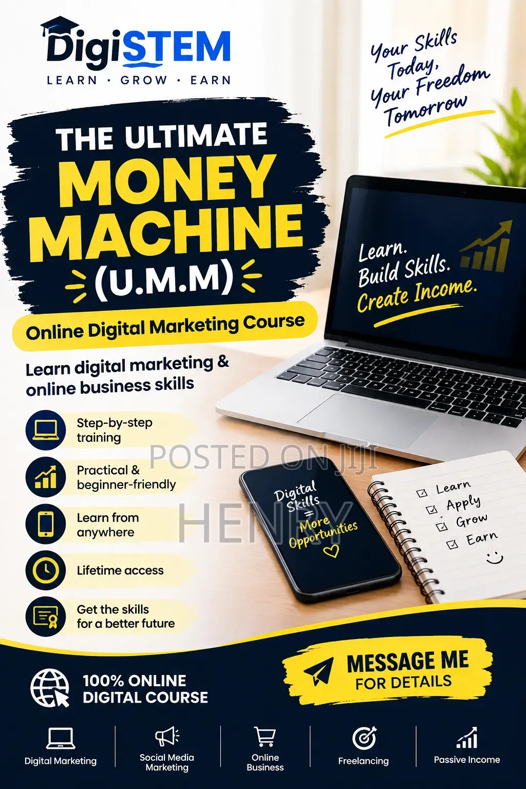 The Ultimate Money Machine (U.M.M) – Online Course