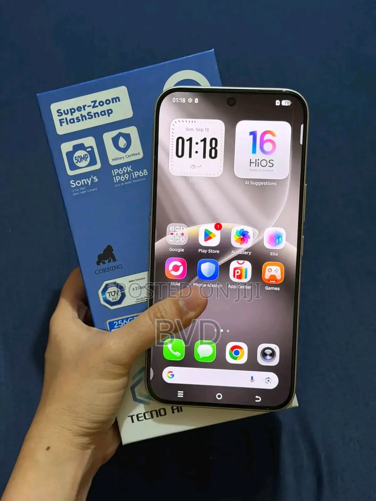 New Tecno Camon 50 256 GB Gray