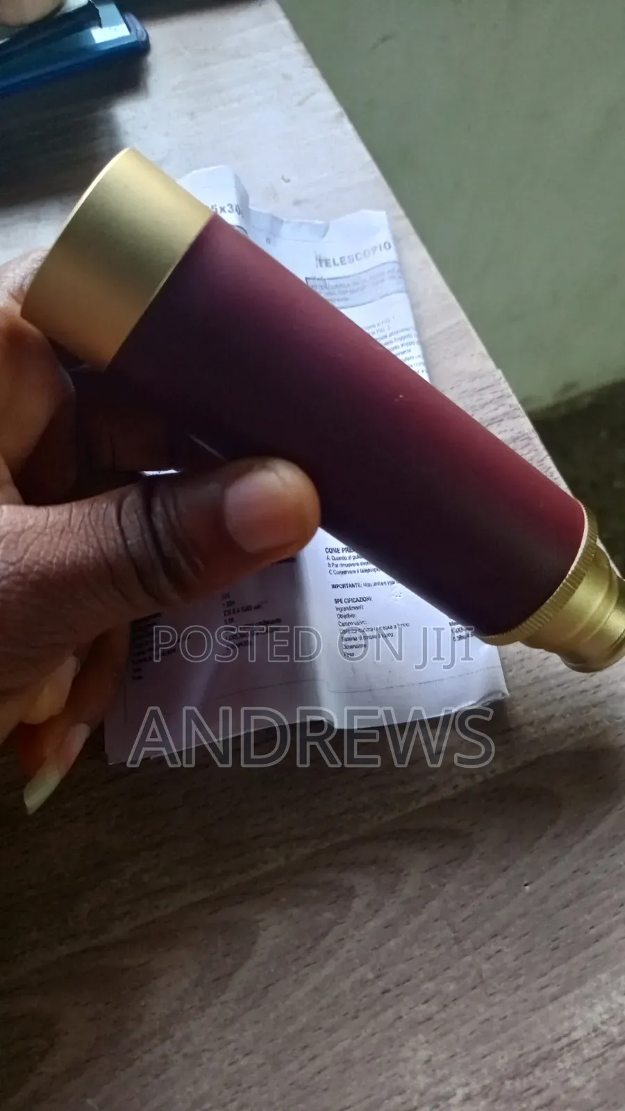 Vintage Monocular Telescope / Spyglass – Optical Refractor