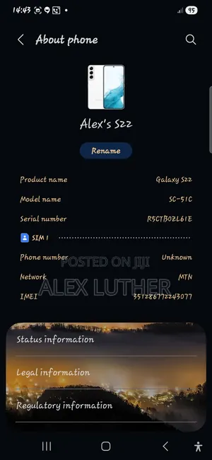 Samsung Galaxy S22 5G 256 GB White