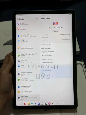 New Samsung Galaxy Tab S10 Lite 256 GB Black