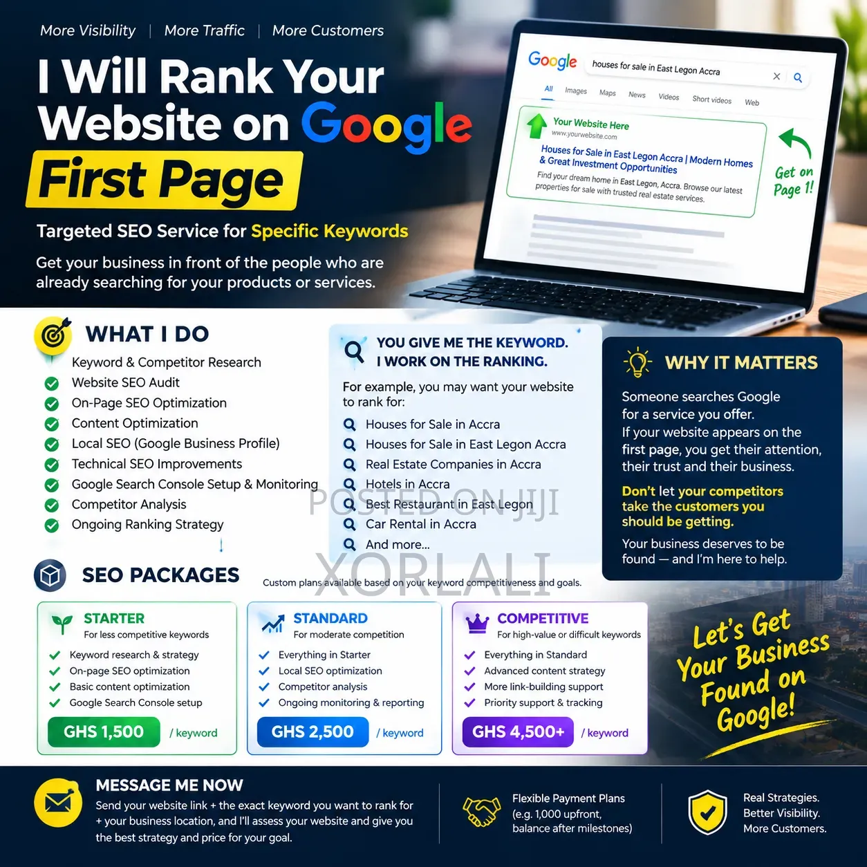 I Will Rank Your Website on Google First Page | SEO Service