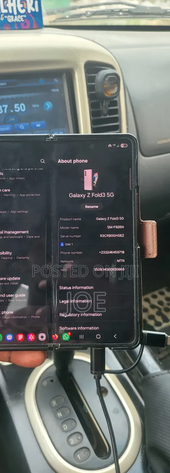 Samsung Galaxy Z Fold 3 256 GB Black