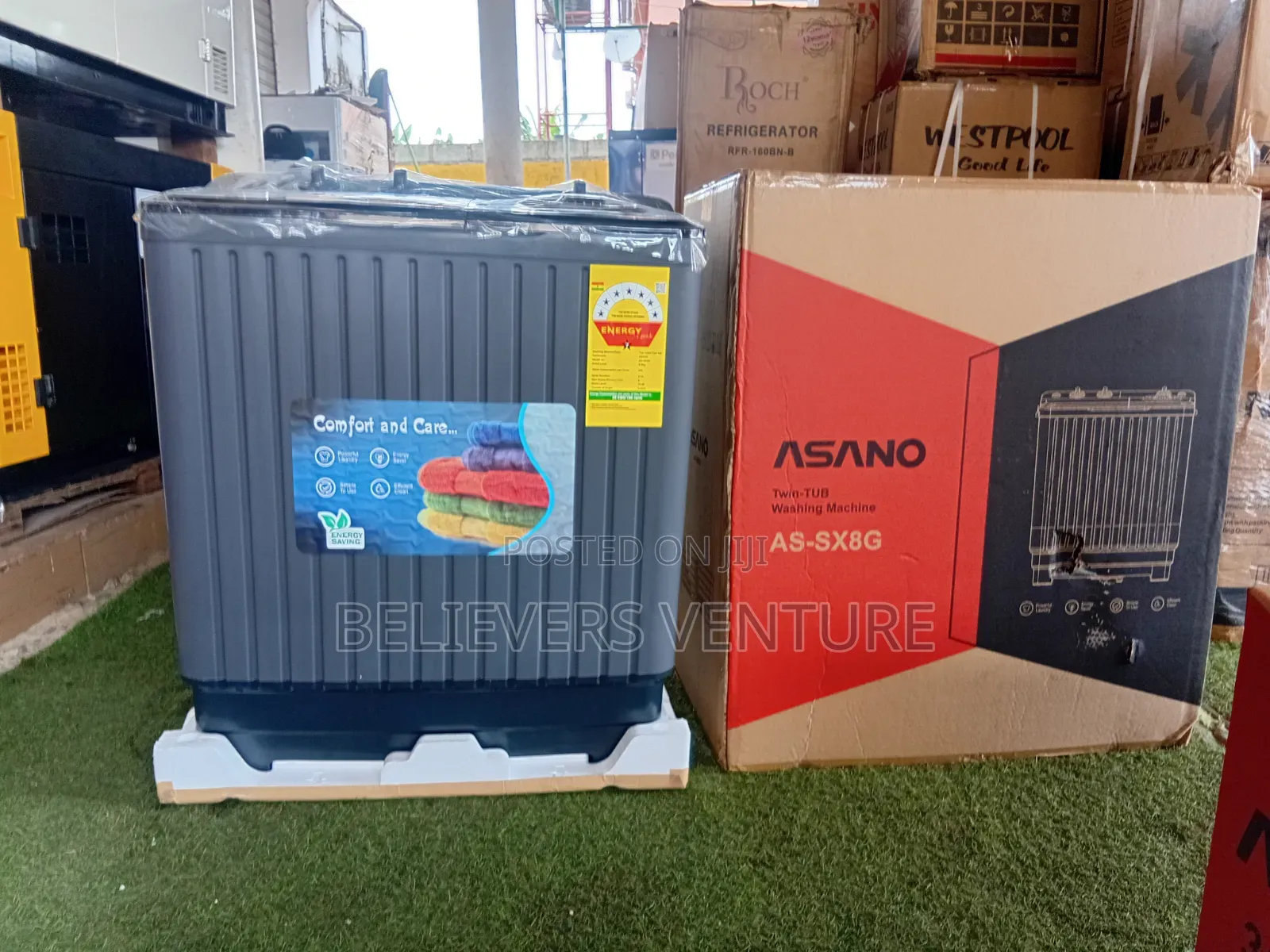 Asano 8kg Washing Machine – Perfect for Family Laundry