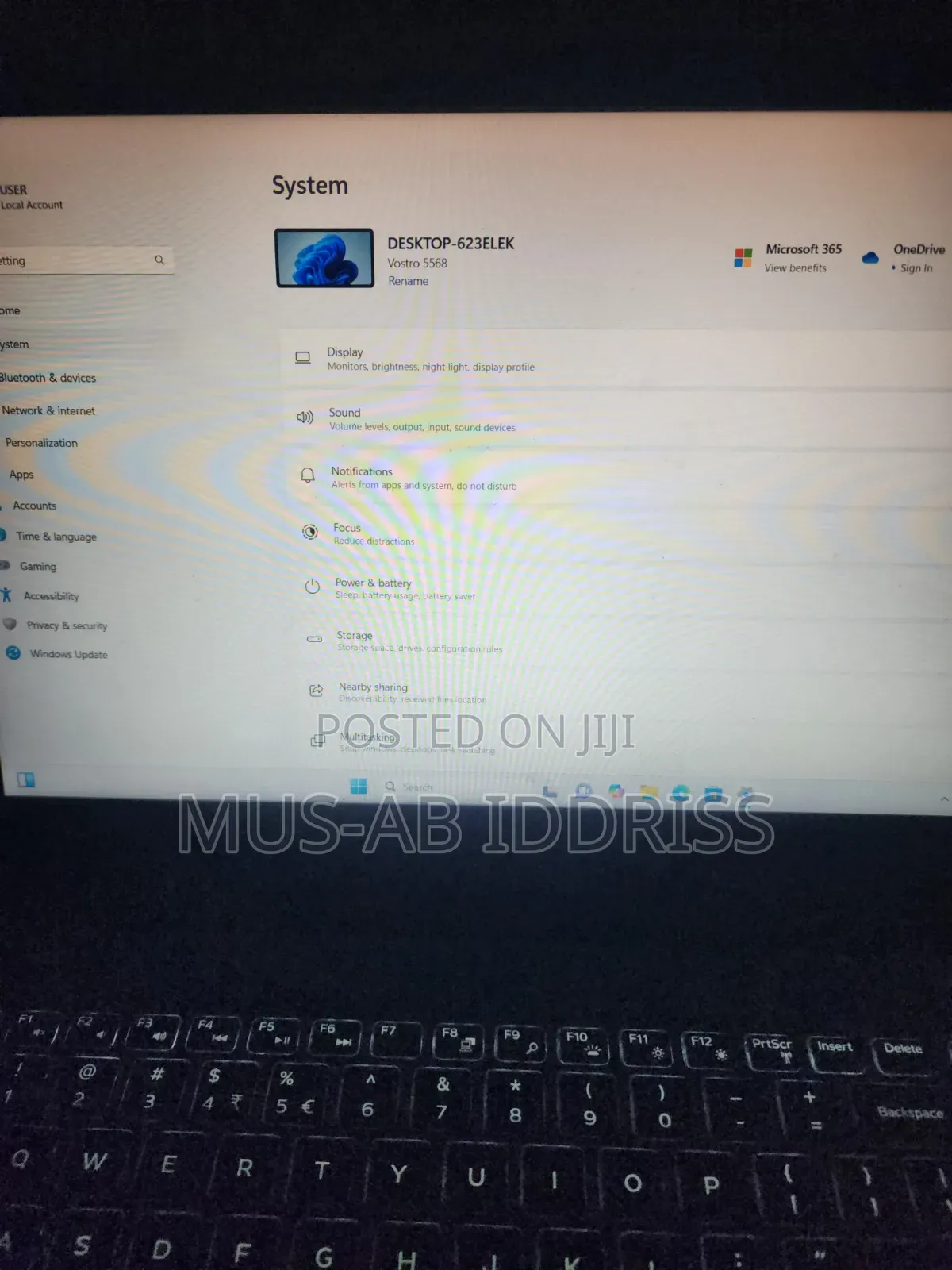 Laptop Dell Vostro 15 5568 12GB Intel Core i5 HDD+SSD 128GB