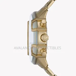 Diesel Griffed Gold Tone Watch 45mm Case Size
